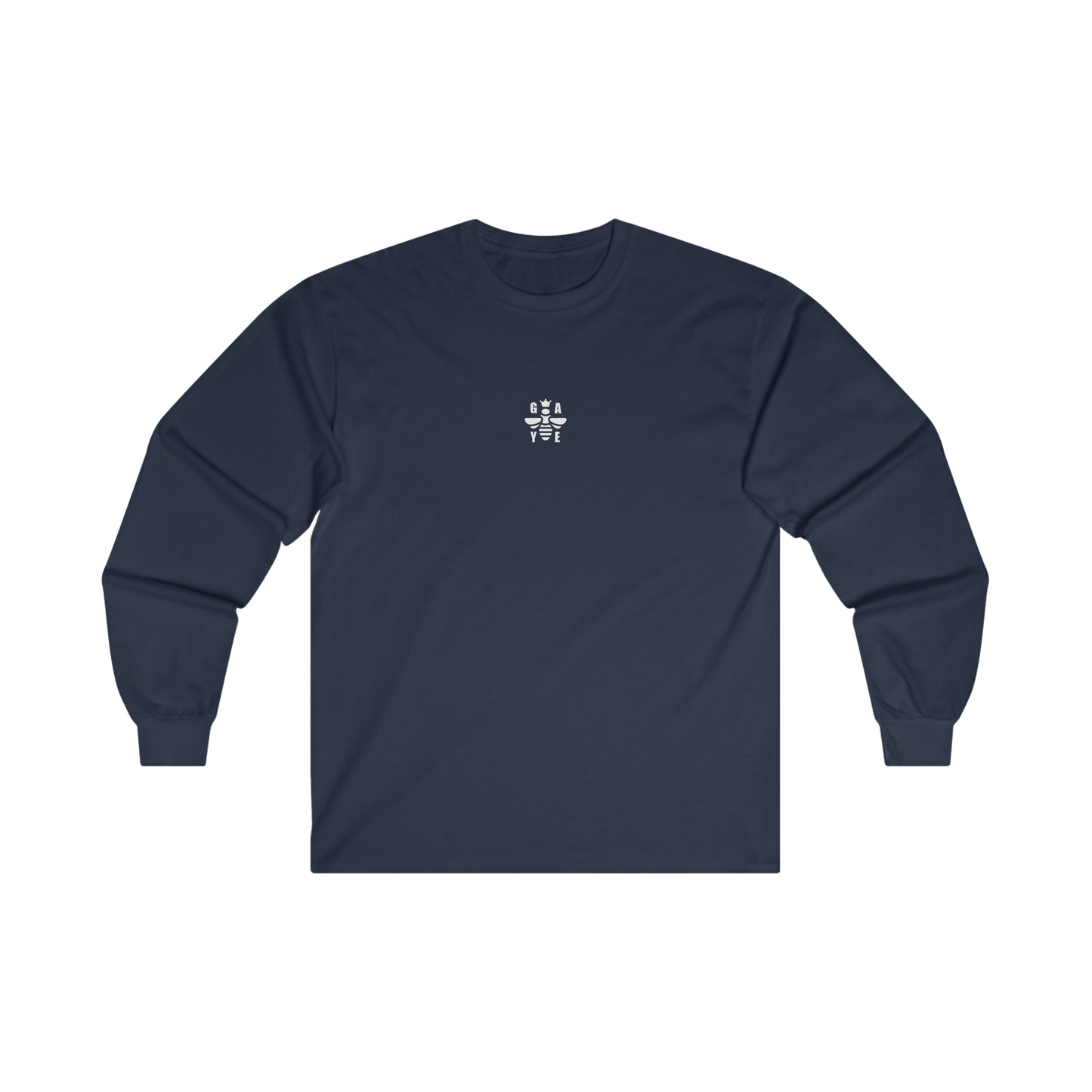 Navy gay pride outfit long sleeve front view